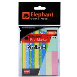 กระดาษโน๊ต โพสอิท ชนิดกาวในตัว รุ่น Pro marker / Pro marker series 8 ตราช้าง