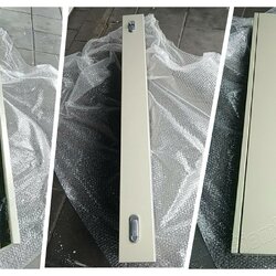 ตู้กันน้ำกันฝุ่น สั่งทำตามแบบ ตู้เก็บอุปกรณ์ + กุญแจคอนโทรลสีเงินล็อคหน้าตู้2ด้าน พร้อมลูกกุญแจ