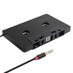 Car Tape Cassette Adapter ตลับเทป AUX สำหรับรถยนต์ เสียบกับโทรศัพท์ หรือเครื่องเล่น mp3 ได้
