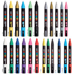 ปากกา มาร์คเกอร์ ยูนิ พอสก้า Uni POSCA รุ่น PC-3M / PC-5M