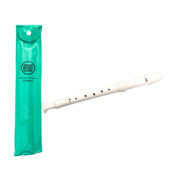 ขลุ่ยรีคอร์เดอร์ KING สีขาว