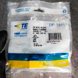 " ราคาพิเศษ " AMP' CAT5E SL 110 RJ45 Modular Jack (ตัวเมีย)