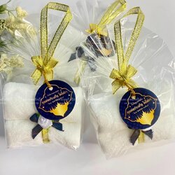 ผ้าเช็ดหน้านาโนม้วนคู่ สีขาว 12x24