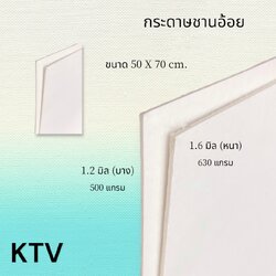 Coaster Board กระดาษชานอ้อย KTV ขนาด 50 X 70 cm.