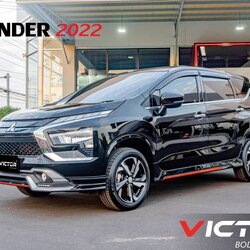 Xpander 2022 🏁 : VICTOR Design🔥 ชุดแต่งสเกิร์ตรอบคัน สำหรับ ทีมดำ