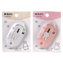 M&G มีดคัตเตอร์ ขนาดเล็ก คัตเตอร์พกพา Mini รุ่น FSS913C7 ลาย Miffy ลิขสิทธิ์แท้ ขนาด 6 x 3.5 cm.
