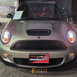 𝗠𝗶𝗻𝗶 𝗖𝗼𝗼𝗽𝗲𝗿🏁 🔸แก้ไขปัญหาสายไฟแตกกรอบ เปลี่ยนฝาครอบเลนส์หมอง แตกลายงา อัพเกรดไฟหน้า LV3 Bi-Beam LED Projector รุ่น 𝗚𝟯 จาก 𝗚𝗣