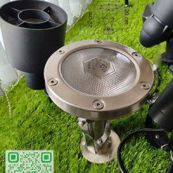 โคมไฟใต้น้ำน้ำตกสแตนเลสØ15.5 x W20 x H22 cm. จำนวนบรรจุ 1 โคม/ลัง