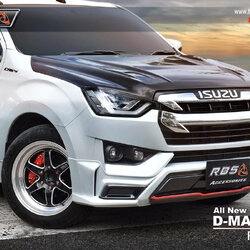 ชุดแต่งสเกิร์ตรอบคัน RBS สำหรับ ALL NEW D-MAX 2020 (ตัวเตี้ย)