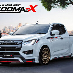 ชุดแต่งสเกิร์ตรอบคัน VAZOOMA-X สำหรับ ALL NEW D-MAX 2020 (ตัวเตี้ย)