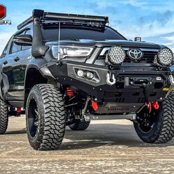 กันชนหน้า HAMER KING SERIES BULL BAR REVO 2020 ตัวสูง