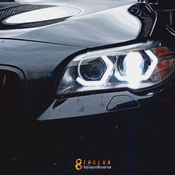 𝗕𝗠𝗪 𝟱𝟮𝟬𝗗 💥 BMW | อัพเกรดไฟหน้า LV4 Bi-Led Projector รุ่น 𝗟𝗜𝗢𝗡 𝗞𝗜𝗡𝗚 จาก #aozoom👍 ไฟวงแหวน ICONIC