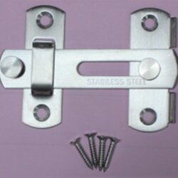 กลอนแสตนเลสแบบสับ ถุงแขวน ราคาต่อชุด