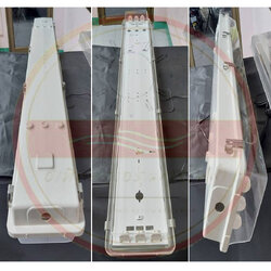 โคมกันน้ำกันฝุ่น2x40wบอดี้เหล็ก จำนวน 1 โคม