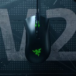 Razer DeathAdder V2 Wired Gaming Mouse with Best-in-class Ergonomics ประกันซินเน็ค
