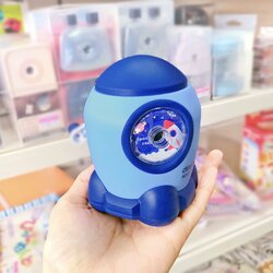 เครื่องเหลาดินสอ กบเหลาดินสอ มือหมุน รูปจรวด No.8677 LUCK BOBO