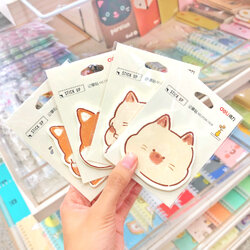 กระดาษโน๊ตกาวในตัว Deli ลายหน้าสัตว์ รุ่น No.21534 ขนาด 110 x 80 mm