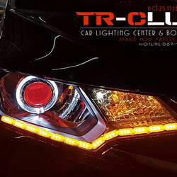 อัพเกรดไฟหน้า JAZZ GK