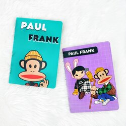 สมุดโน๊ต สมุดปกกระดาษ ลาย Paul Frank คละลาย เล่มเล็ก MT รุ่น PF-383-86A ความหนา 70 แกรม จำนวน 24 แผ่น
