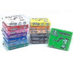 ดินน้ำมัน แพนด้า ขนาด 100 กรัม ไร้สารพิษ สีสด ปั้นง่าย