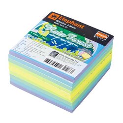 ชุดกระดาษโน๊ต โพสอิท กาวในตัว ขนาด 3x3 ตราช้าง คละสี