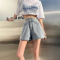 Evis jeans short กางเกงยีนส์ขาสั้น