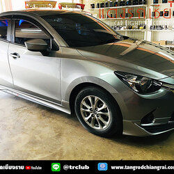 ส่งงานอัพเกรดติดตั้ง ชุดแต่งรอบคัน Mazda 2 Skyactive "JAP STYLE"