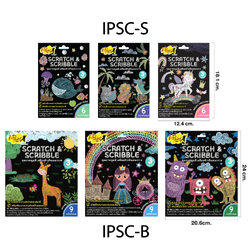 I-Paint ชุดภาพขูดสี เสริมสร้างจินตนาการ IPSC-B, IPSC-S คละแบบ
