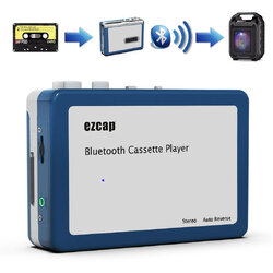 เครื่องเล่นเทปพกพา (ซาวน์อะเบาท์) เชื่อมต่อบลูทูธได้ ของใหม่มือ1 มี auto reverse (EZ-215) ใช้งานง่าย ราคาสุดคุ้ม!!