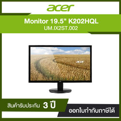 Monitor Acer 19.5" K202HQLbi LED TN Panel (UM.IX2ST.002) รับประกัน 3 ปี