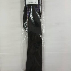 เนคไทดำ (แบบซิป) หญิง ยาว 12"