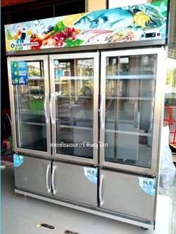 ตู้แช่สแตนเลส 6 ประตู