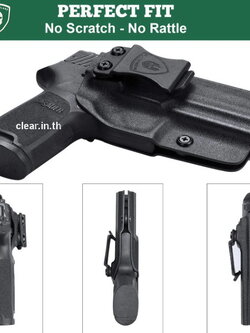 ซองพกใน Sig Sauer P320 IWB Kydex Holster Fit: Sig Sauer P320 Full Size / P320 Compact / P320 X Carry Pistol, Right USA WARRIORLAND holster ส่งจากไทย