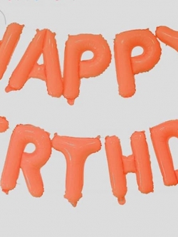 Happy Birthday 13ตัว (สีส้ม)