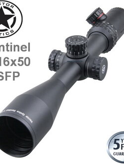 VECTOR OPTIC กล้อง Sentinel 4-16x50 SFP scope เส้นเล็งมีไฟ