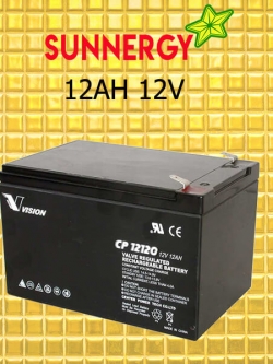 ** สินค้าหมด ** แบตเตอรี่ขนาด 12Ah 12V ชนิด Deep Cycle - AGM