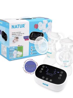 Natur เครื่องปั๊มนมไฟฟ้าคู่ รุ่น D-5
