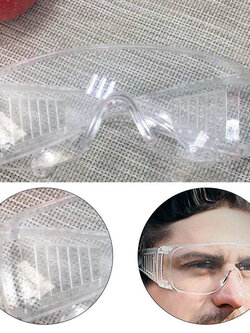 แว่นตาพลาสติกป้องกันสารเคมี