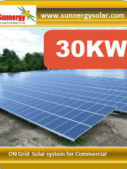 30KW on grid solar system ลดค่าไฟ