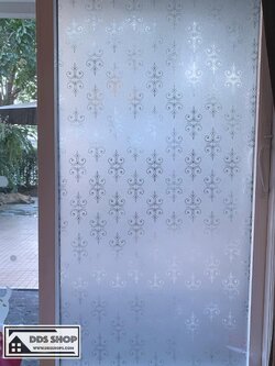 PVC สูญญากาศติดกระจก "Vintage theme" หน้ากว้าง 90 cm