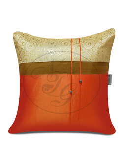 หมอนอิงทองเรือนแก้ว สีส้มดอกกรรณิการ์