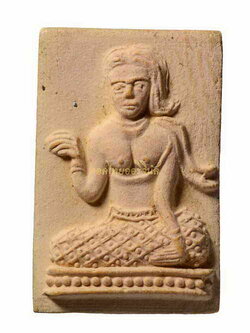 นางกวัก หลวงปู่จันทร์ วัดศรีเทพ เนื้อผง ปี2500 นครพนม 63050581