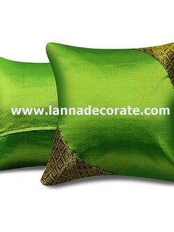 หมอนรับไหว้บ่าวสาว สีเขียว