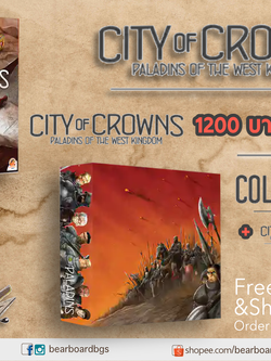 Pre-Order ] Paladins of the West Kingdom: City of Crowns