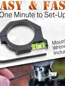 T-EAGLE ระดับน้ำติดกล้อง Metal Spirit Level Bubble 30MM mount Sight