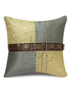 หมอนอิงเทพกุชร สีเทาสวาด