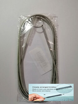 แปรงไนลอนสแตนเลสยาว 90 เซนติเมตร