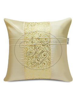 หมอนอิงมงคลคชพงศ์ สีครีมสังข์