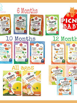 Picnic Baby ปิคนิค เบบี้ อาหารเสริมสำหรับเด็ก 6, 10, 12 เดือนขึ้นไป