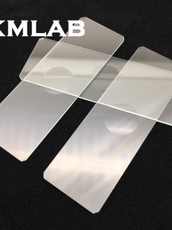 กระจกสไลด์ 1 หลุม จำนวน 5 แผ่นต่อชุด